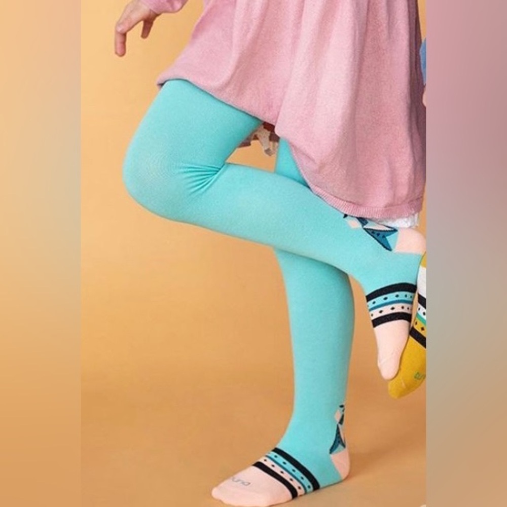 Cotton girls tights size 4-6 years